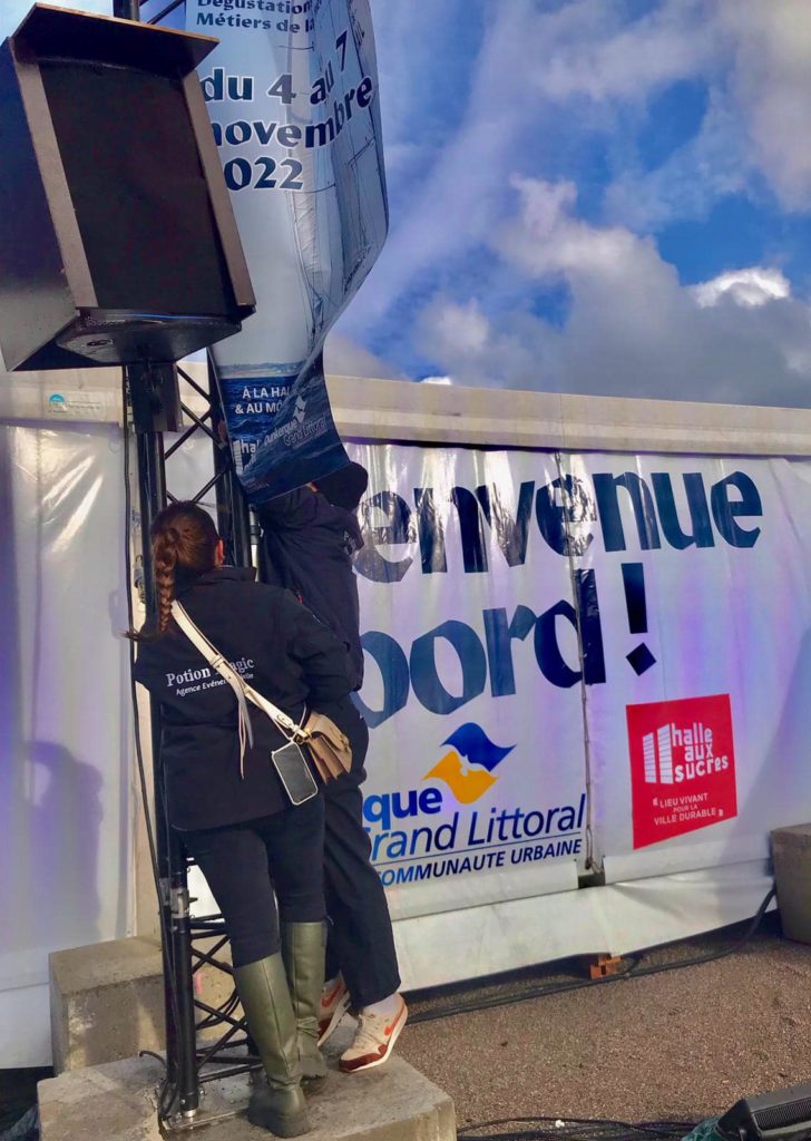 montage, pose de la signalétique