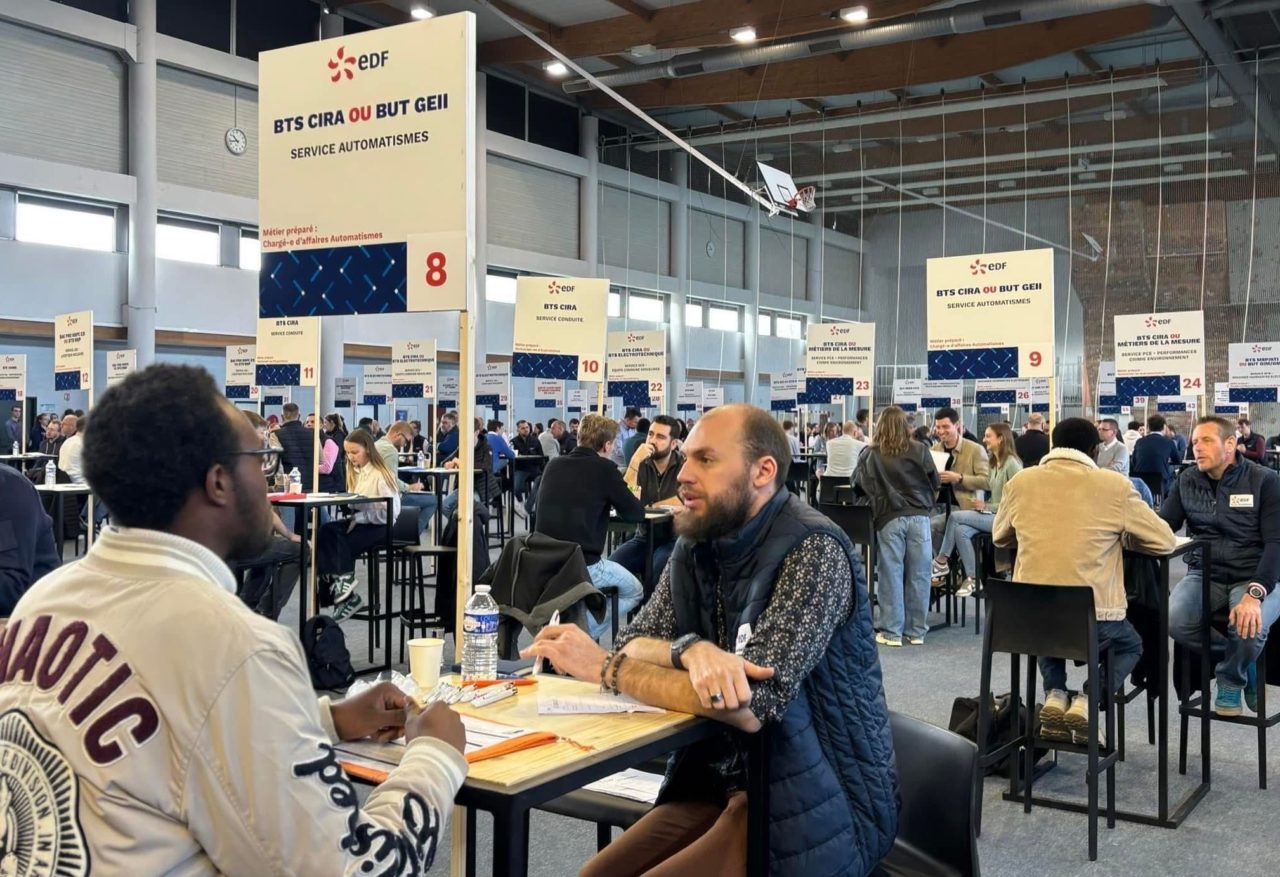 1 500 candidats se sont présentés ce samedi à Calais au Job Dating alternance organisé par EDF pour le CNPE de Gravelines 🤝🏽