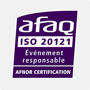 Certification ISO20121  <br><span>Depuis 2021 </span>
